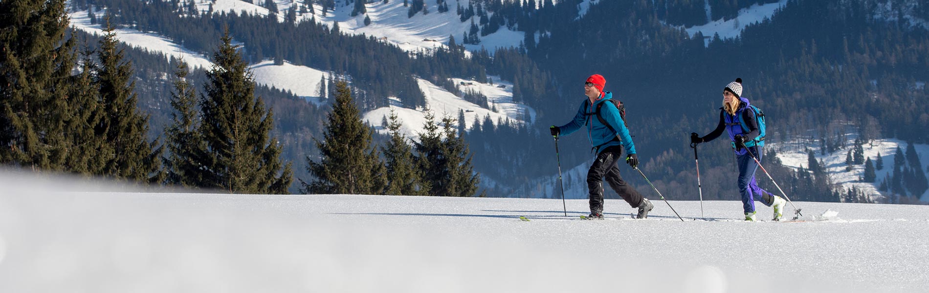 Skitouren Winterurlaub Lofer