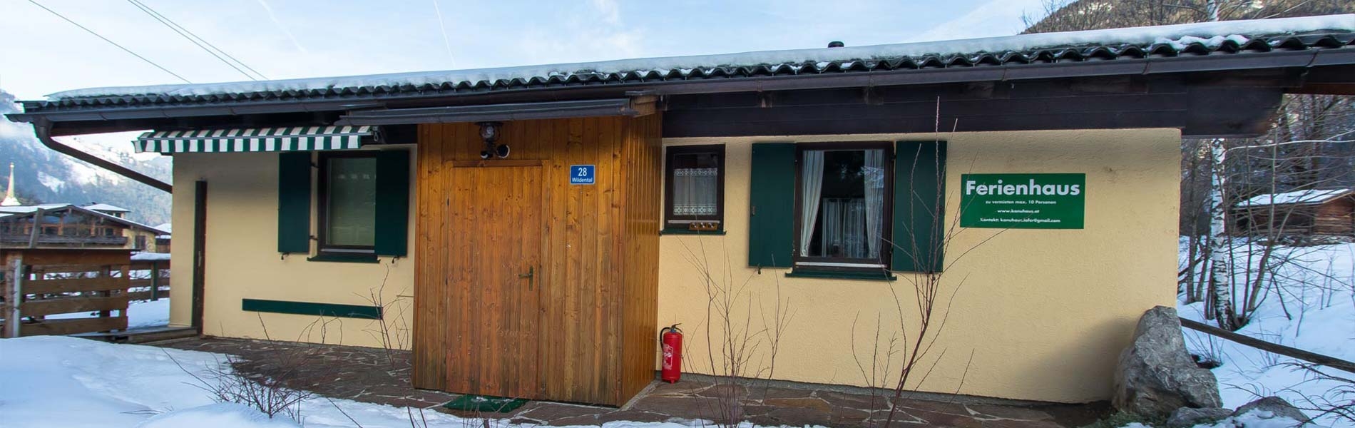 Winterurlaub im Kanuhaus